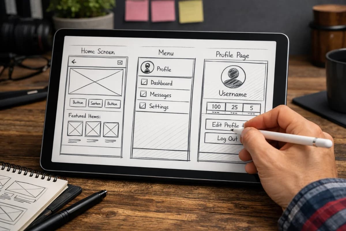 Doğru bir yazılım projesi kodlamadan önce şık ve sade bir UI/UX tasarım süreciyle başlar.